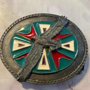 Vintage Siskiyou buckle co soaring eagle buckle 1990